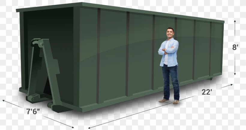 Roll-off Dumpster Rubbish Bins & Waste Paper Baskets Intermodal Container, PNG, 964x512px, Rolloff, Architectural Engineering, Container, Cubic Yard, Debris Download Free