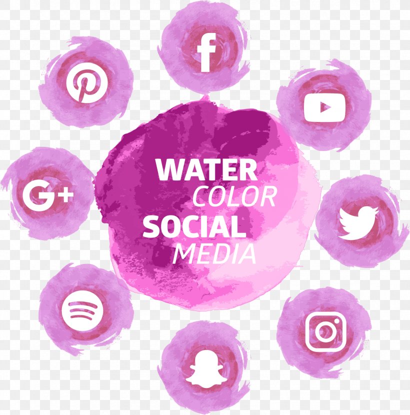 Social Media Social Network Download Icon, PNG, 1593x1613px, Social Media, Computer Network, Flower, Magenta, Pattern Download Free