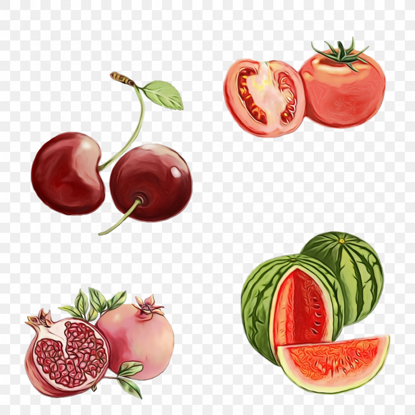 Strawberry, PNG, 1440x1440px, Watercolor, Apple, Local Food, Natural Foods, Paint Download Free