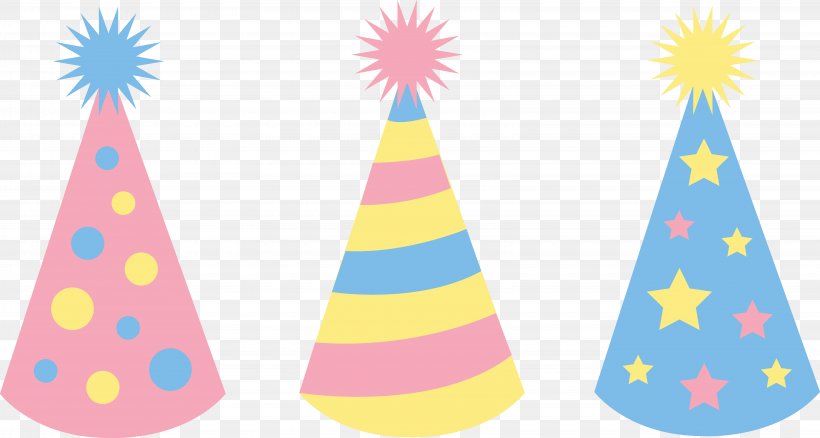 Party Hat Birthday Clip Art, PNG, 6500x3476px, Party Hat, Balloon, Birthday, Cap, Cone Download Free