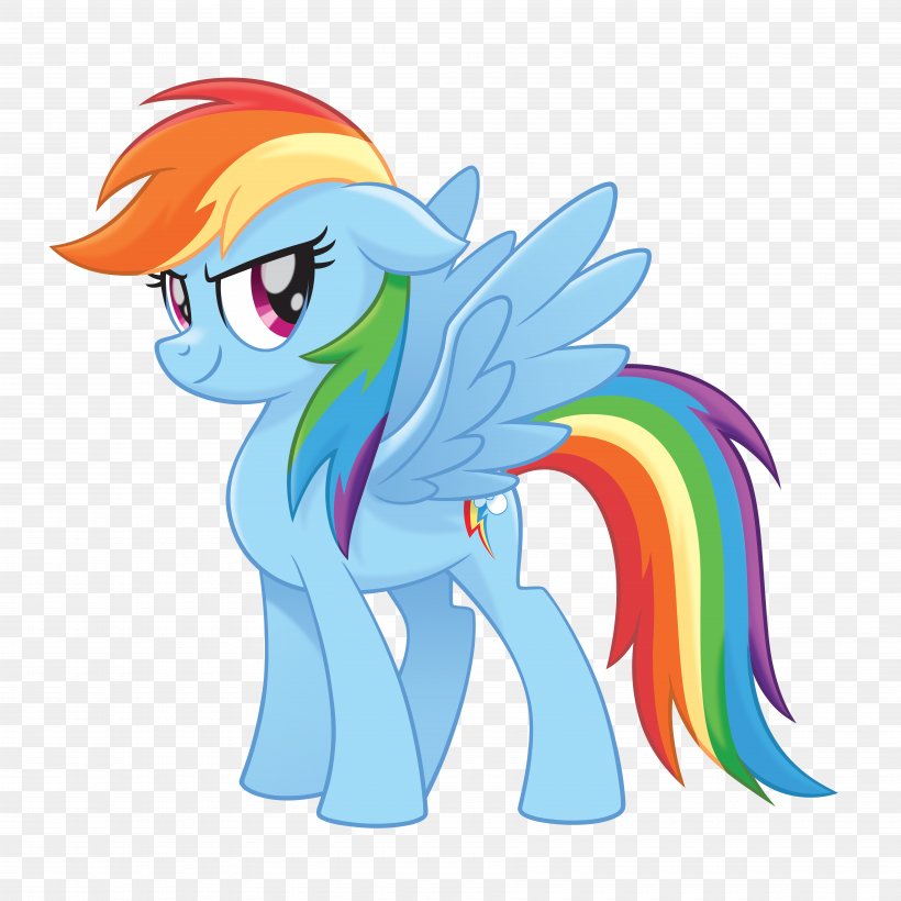Rainbow Dash Rarity Pinkie Pie Pony Twilight Sparkle, PNG, 7200x7200px, Rainbow Dash, Animal Figure, Applejack, Art, Cartoon Download Free