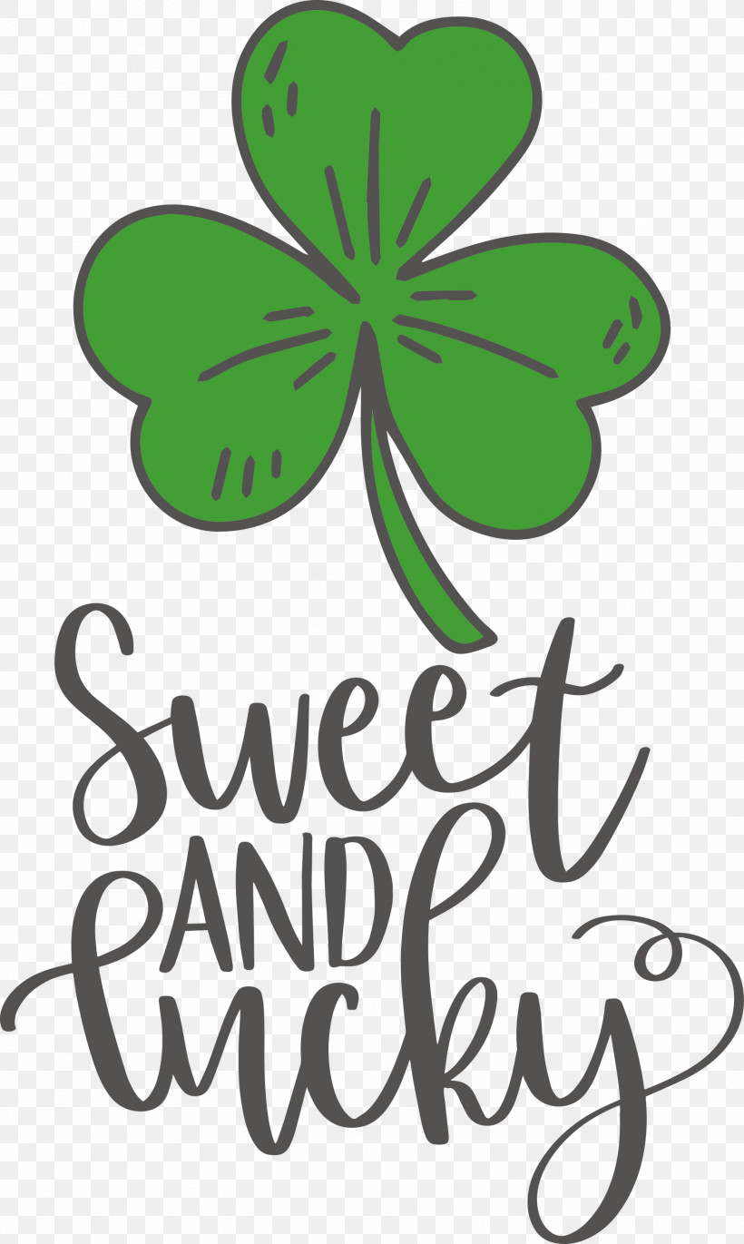 Sweet And Lucky St Patricks Day, PNG, 1794x3000px, St Patricks Day, Biology, Flower, Green, Meter Download Free