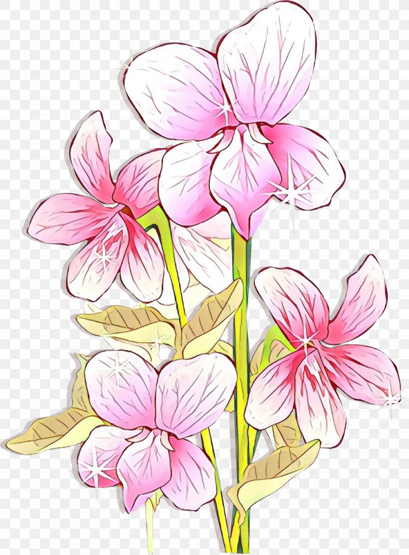 Flower Plant Pink Petal Pedicel, PNG, 968x1314px, Cartoon, Cut Flowers, Flower, Pedicel, Petal Download Free