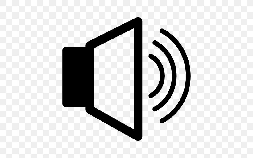 Loudspeaker Sound Symbol, PNG, 512x512px, Loudspeaker, Brand, Button, Electricity, Rectangle Download Free
