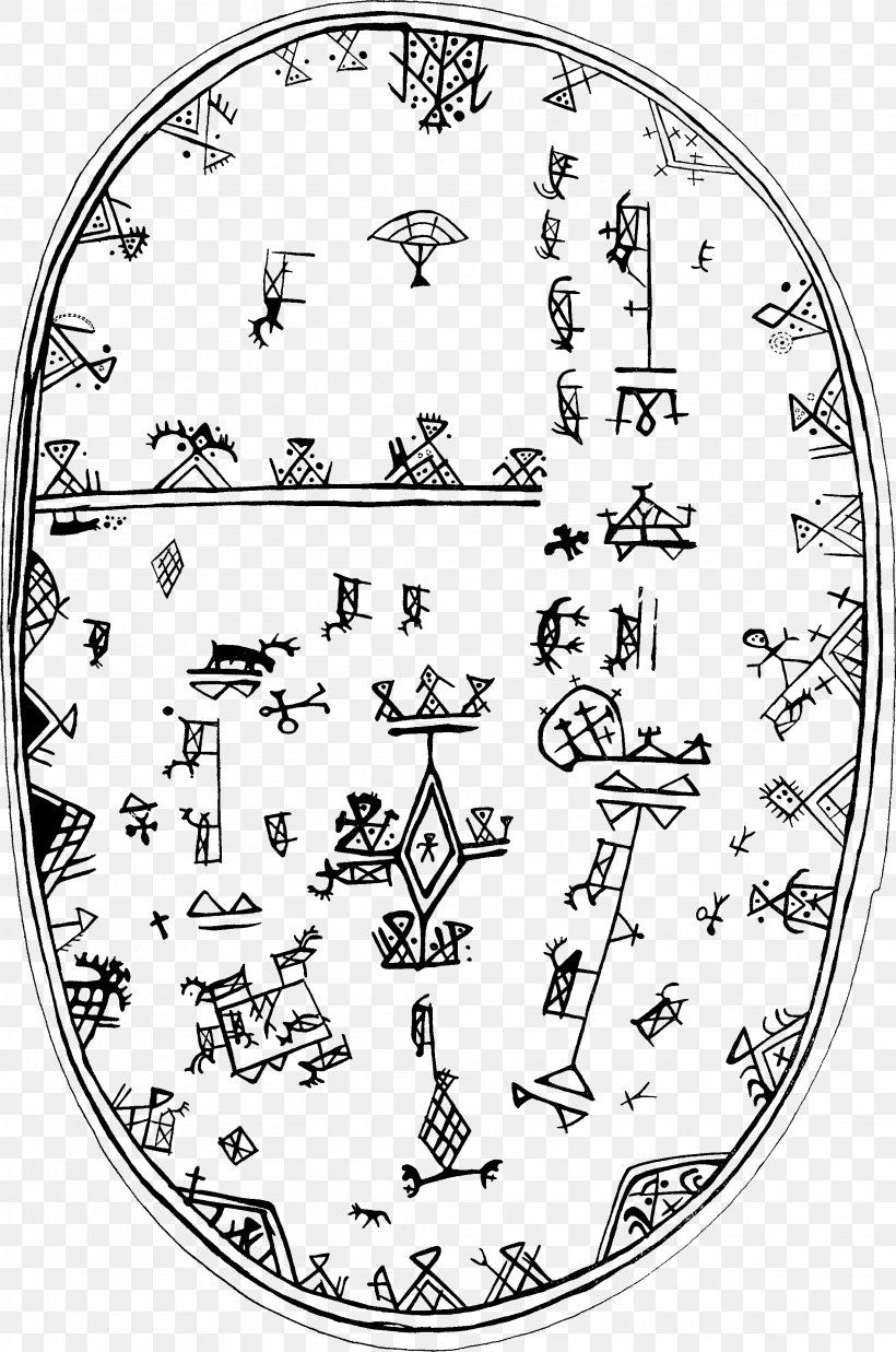 Sami Drum Sami People Sami Shamanism Sami Languages, PNG, 2206x3329px, Sami Drum, Area, Art, Black And White, Ceremonial Drum Download Free