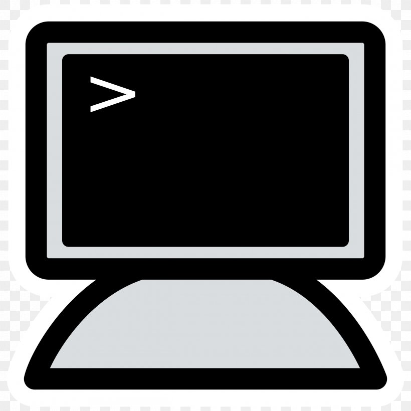 Computer Terminal Clip Art, PNG, 2400x2400px, Computer Terminal, Black And White, Computer, Computer Icon, Computer Monitor Download Free