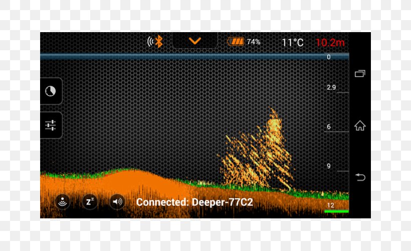 Deeper Fishfinder Fish Finders Sound Android, PNG, 660x500px, Deeper Fishfinder, Android, Bluetooth, Brand, Display Device Download Free