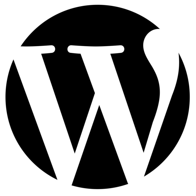 WordPress Logo Blog, PNG, 1024x1024px, Wordpress, Area, Black, Black And White, Blog Download Free