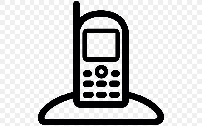 Feature Phone Telephone Call Clip Art, PNG, 512x512px, Feature Phone, Black, Black And White, Cellular Network, Communication Download Free
