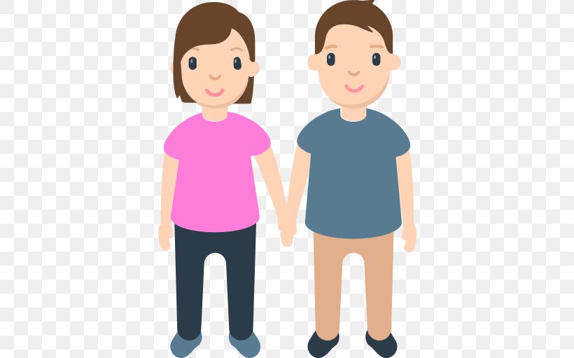 Man Emoji Homo Sapiens Boy Holding Hands, PNG, 512x512px, Watercolor, Cartoon, Flower, Frame, Heart Download Free