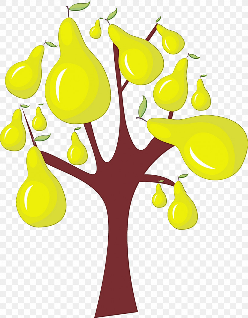 Yellow Line Meter Tree Fruit, PNG, 1473x1887px, Watercolor, Branching, Fruit, Geometry, Line Download Free