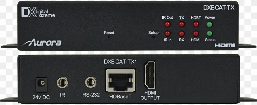Cat HDBaseT Radio Receiver 4K Resolution Electronics, PNG, 4854x1990px, 4k Resolution, Cat, Amplifier, Audio, Audio Equipment Download Free
