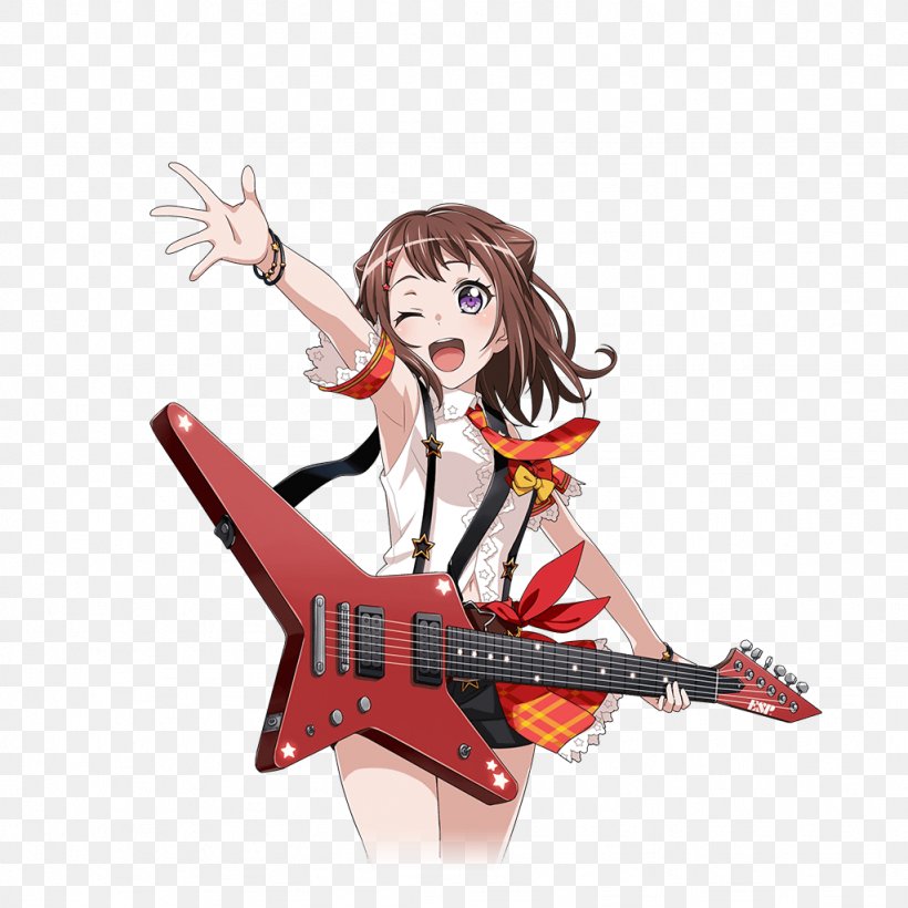 BanG Dream! Girls Band Party! Toyama BanG Dream！少女乐团派对 Game, PNG, 1024x1024px, Watercolor, Cartoon, Flower, Frame, Heart Download Free