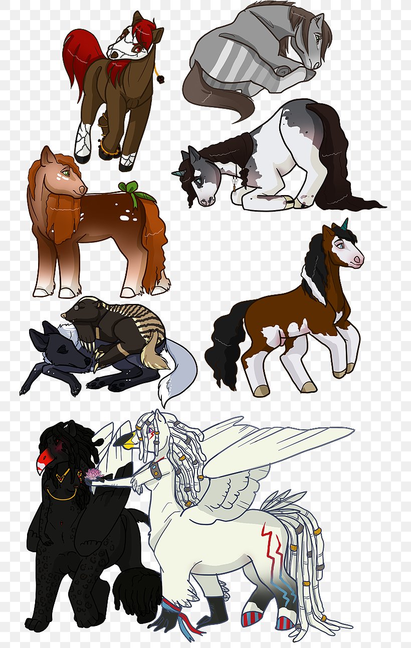 Pony Mustang Pack Animal Dog Pet, PNG, 743x1292px, Watercolor, Cartoon, Flower, Frame, Heart Download Free