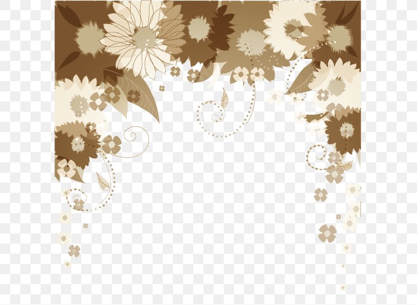 Abstraction, PNG, 607x601px, Abstraction, Abstract, Brown, Computer Graphics, Flower Download Free