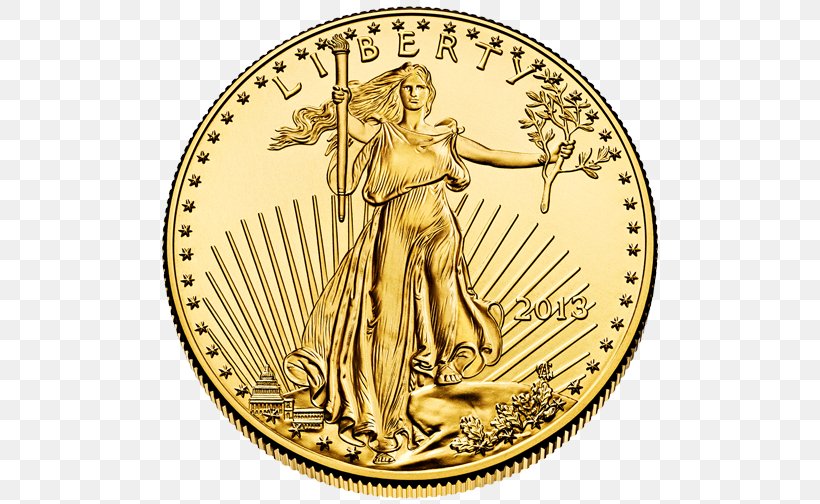 American Gold Eagle Bullion Coin Gold Coin, PNG, 504x504px, American Gold Eagle, American Silver Eagle, Bullion, Bullion Coin, Coin Download Free