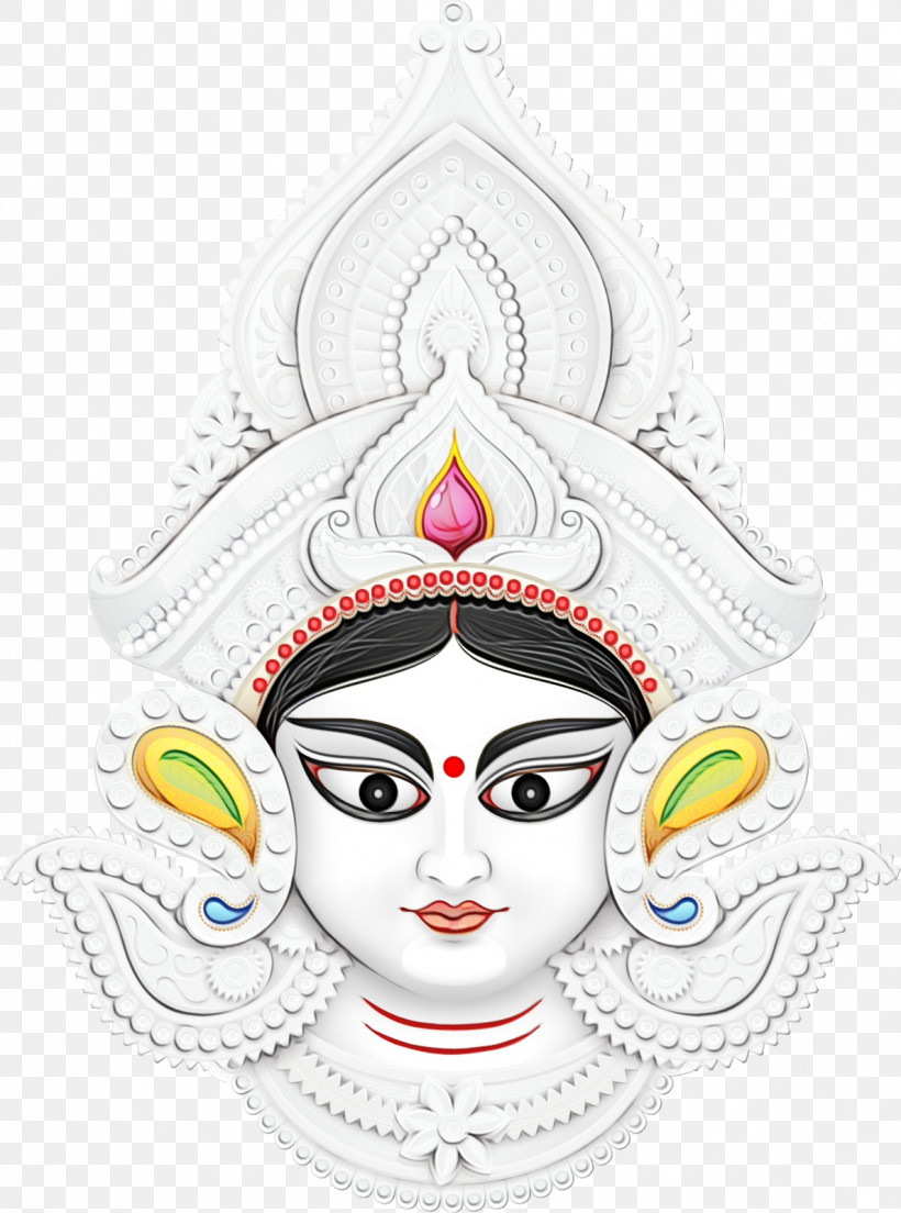 Durga Puja, PNG, 1188x1600px, Watercolor, Durga Puja, Jagaddhatri, Kali, Logo Download Free