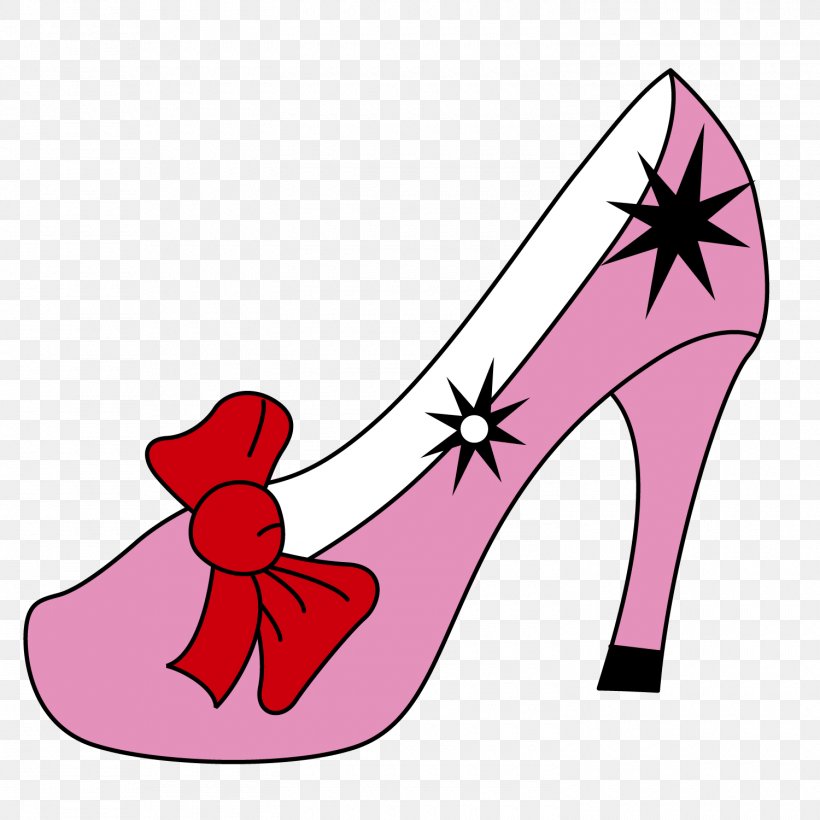 Pink High-heeled Footwear Shoe, PNG, 1500x1500px, Pink, Absatz, Cartoon, Drawing, Footwear Download Free