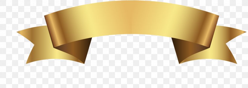 Ribbon Gold Paper Metal, PNG, 1600x573px, Ribbon, Art, Brass, Gold, Label Download Free