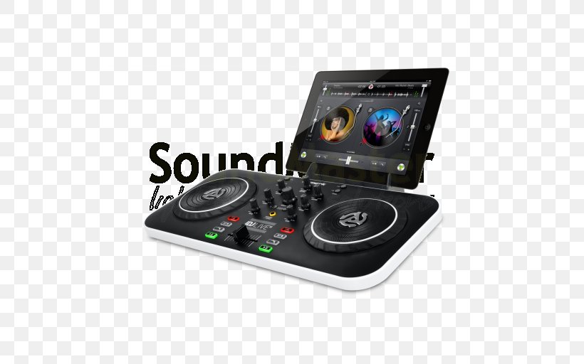 DJ Controller Disc Jockey Numark Industries Virtual DJ Computer Software, PNG, 512x512px, Watercolor, Cartoon, Flower, Frame, Heart Download Free
