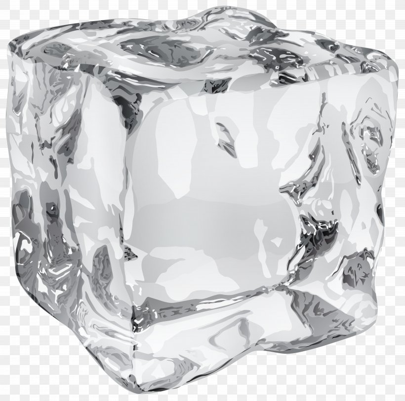 Glass Crystal Black And White, PNG, 7000x6948px, Ice Cube, Black And White, Blue, Body Jewelry, Color Download Free