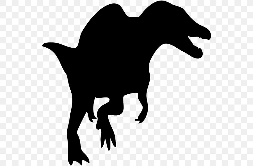 Spinosaurus Dinosaur Tyrannosaurus Rex T-shirt, PNG, 550x540px, Spinosaurus, Animal, Black And White, Color, Dinosaur Download Free