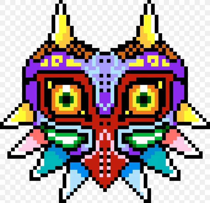 The Legend Of Zelda: Majora's Mask Minecraft T-shirt Pixel Art, PNG, 1425x1375px, Legend Of Zelda Majora S Mask, Art, Artist, Creative Arts, Deviantart Download Free