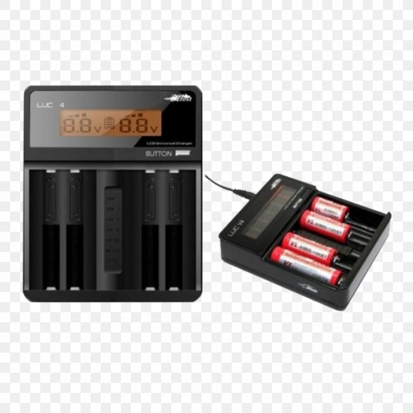 Battery Charger Electric Battery Electronic Cigarette Lithium-ion Battery, PNG, 1024x1024px, Battery Charger, Ac Adapter, Constant Current, Electric Battery, Electronic Cigarette Download Free