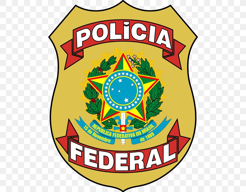 Federal Police Of Brazil Law Enforcement In Brazil Badge, PNG, 498x640px, Brazil, Area, Artwork, Badge, Brand Download Free