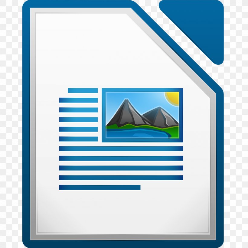 LibreOffice Writer LibreOffice Calc OpenOffice, PNG, 1200x1200px, Libreoffice, Area, Blue, Brand, Computer Icon Download Free
