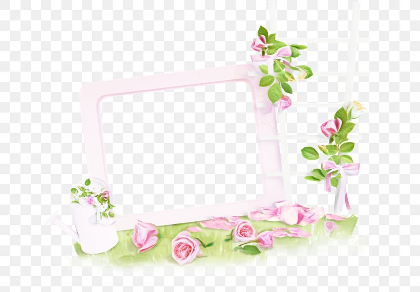 Pink Flower Frame, PNG, 650x571px, Picture Frames, Blog, Film, Flower, Interior Design Download Free