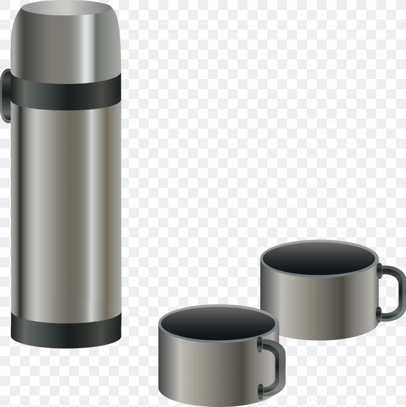 Vacuum Flask Mug Euclidean Vector, PNG, 2717x2727px, Vacuum Flask, Cup, Cylinder, Drinkware, Gratis Download Free