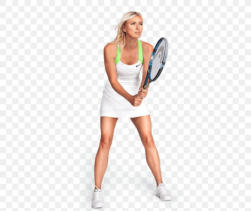 Maria Sharapova French Open Athlete Tennis Player, PNG, 425x689px, Watercolor, Cartoon, Flower, Frame, Heart Download Free