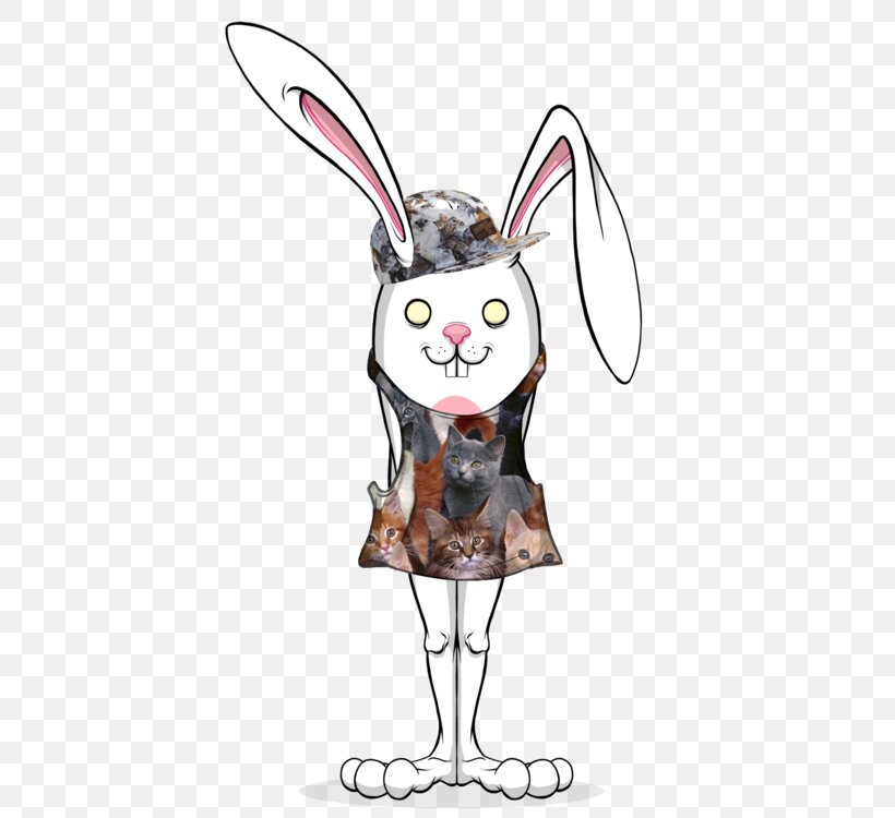 Rabbit .de Easter Bunny Hare, PNG, 456x750px, Watercolor, Cartoon, Flower, Frame, Heart Download Free