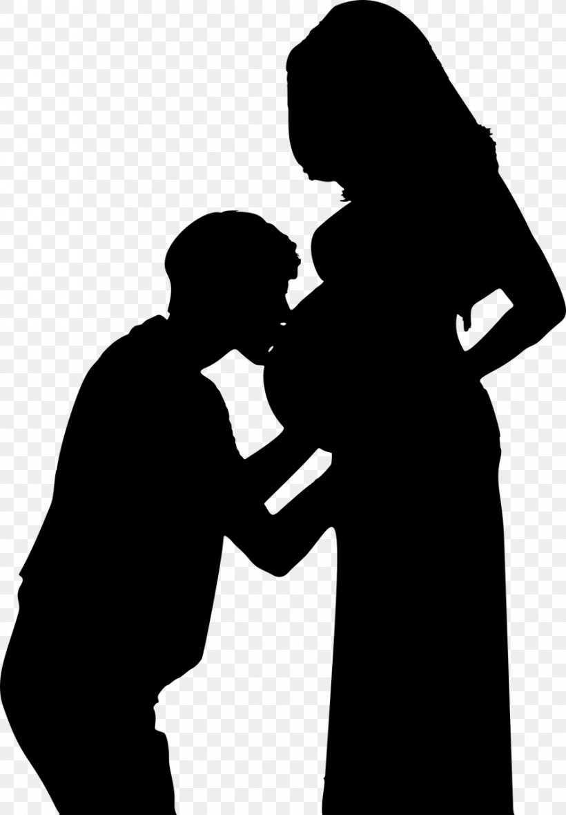 Clip Art Pregnancy Silhouette, PNG, 890x1280px, Pregnancy, Barefoot And Pregnant, Blackandwhite, Couple, Gesture Download Free