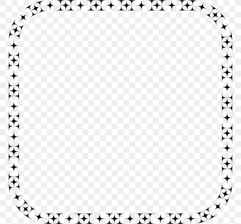 Rectangle Clip Art, PNG, 762x762px, Rectangle, Area, Black, Black And White, Border Download Free