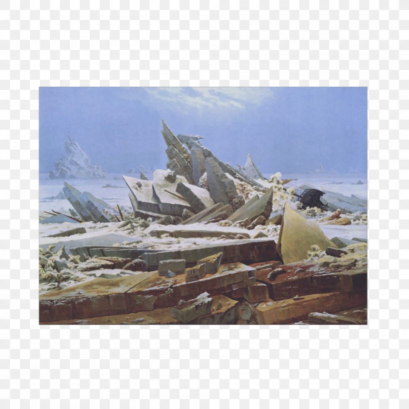 Wreck In The Sea Of Ice Kunsthalle Hamburg The Monk By The Sea Wanderer Above The Sea Of Fog, PNG, 1000x1000px, Wanderer Above The Sea Of Fog, Artist, Caspar David Friedrich, Driftwood, German Romanticism Download Free