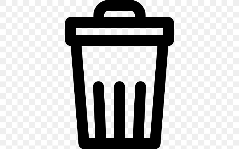 Rubbish Bins & Waste Paper Baskets, PNG, 512x512px, Waste, Black And White, Pictogram, Rectangle, Recycling Download Free