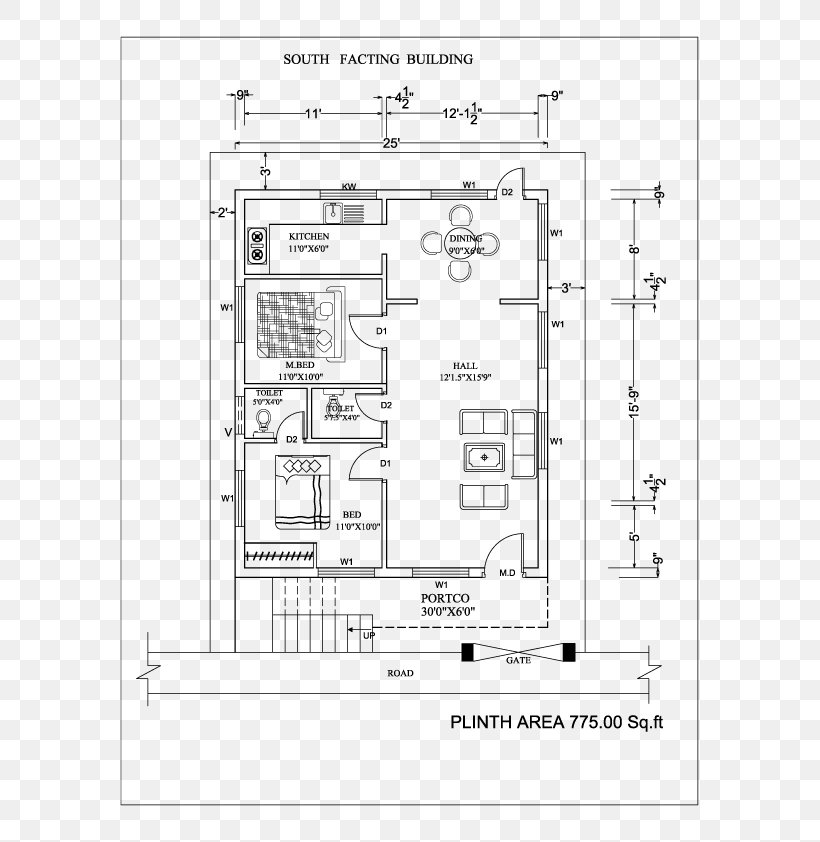 Floor Plan North Vastu Shastra House இலக்னத்திற்கேற்ப வீட்டு வாசல், PNG, 595x842px, Floor Plan, Architecture, Area, Black And White, Cottage Download Free