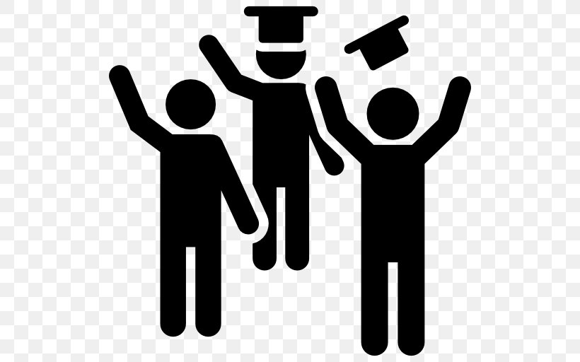 Graduation Ceremony College Stick Figure, PNG, 512x512px, Graduation Ceremony, Area, Black And White, Brand, College Download Free