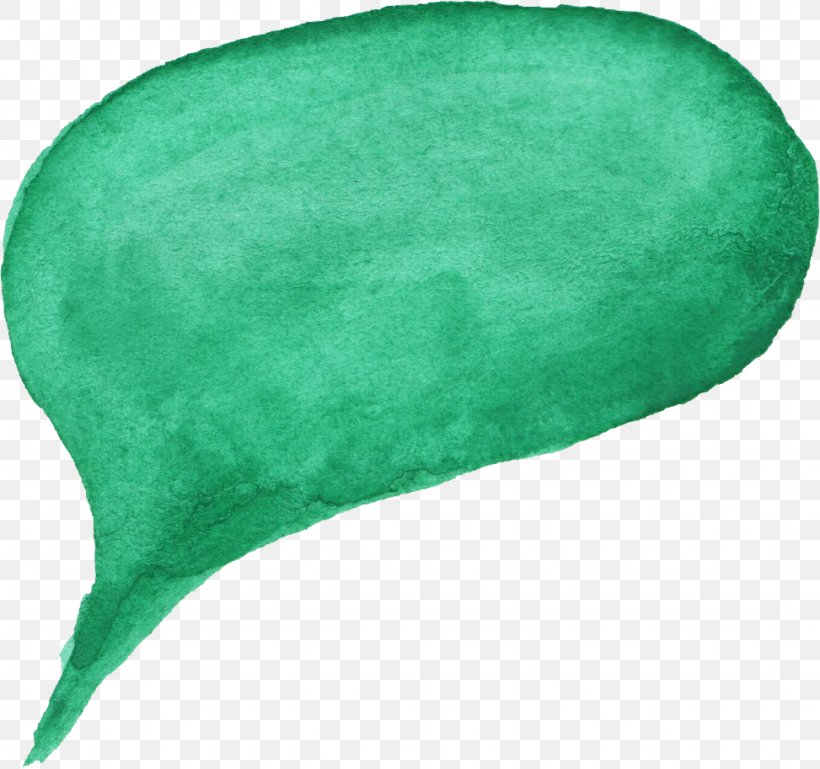 Speech Balloon Watercolor Painting Green, PNG, 973x913px, Speech Balloon, Blue, Bubble, Cap, Digital Media Download Free