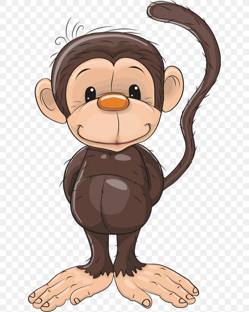 Cartoon Monkey Clip Art, PNG, 635x1024px, Cartoon, Baby Monkeys, Carnivoran, Cat Like Mammal, Drawing Download Free