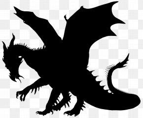 Dragon Silhouette Clip Art, PNG, 724x756px, Dragon, Beak, Black And ...