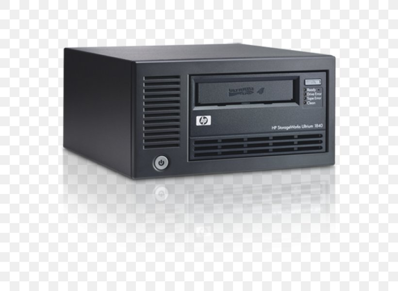 Tape Drives Linear Tape-Open HP StorageWorks Data Storage Magnetic Tape, PNG, 600x600px, Tape Drives, Amplifier, Audio Receiver, Compact Cassette, Computer Component Download Free