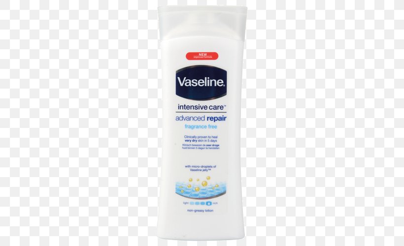 Vaseline Intensive Care Advanced Repair Lotion Sunscreen Vaseline Intensive Care Aloe Soothe Lotion, PNG, 500x500px, Lotion, Bodylotion, Cream, Milliliter, Moisturizer Download Free