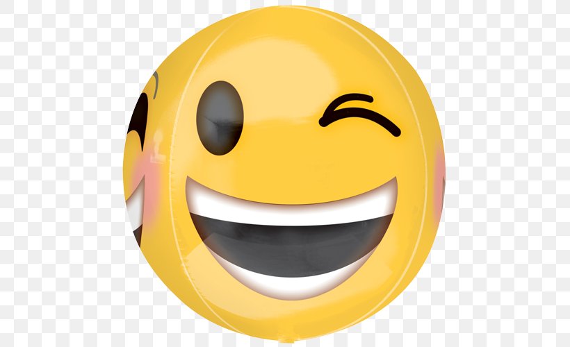 Balloon Emoticon Wink Smiley Chant-O-Fêtes Party, PNG, 500x500px, Balloon, Birthday, Emoji, Emoticon, Facial Expression Download Free