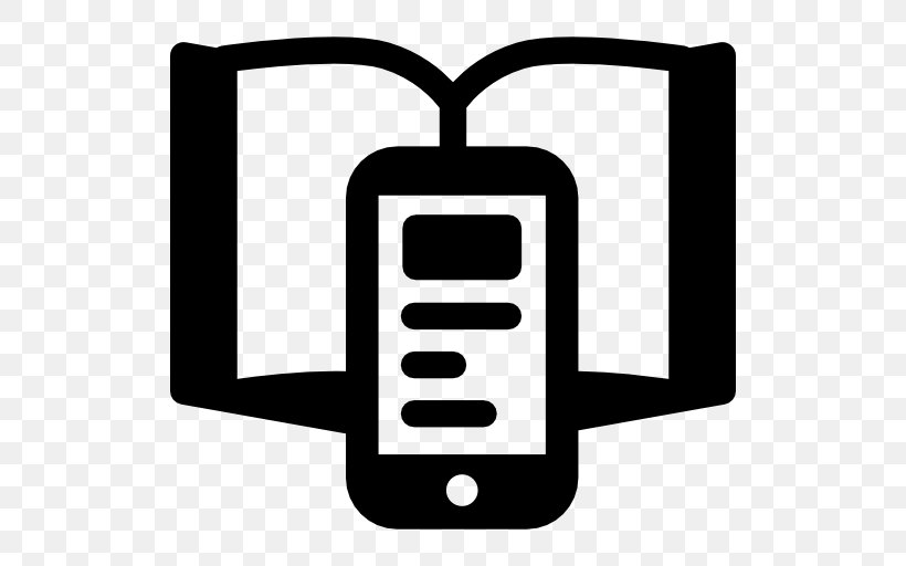 E-book Mobile Phones Clip Art, PNG, 512x512px, Book, Area, Author, Black And White, Brand Download Free