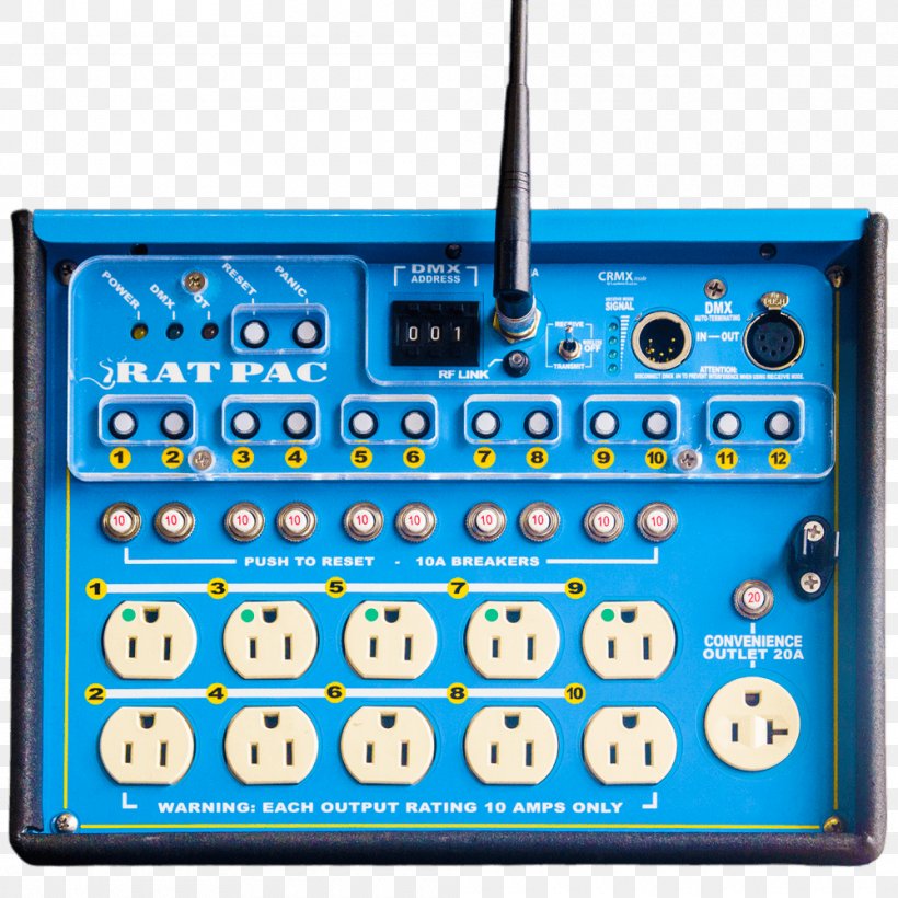 Ratpac Dimmers DMX512 Electronics Lighting, PNG, 1000x1000px, Dimmer, Audio, Audio Equipment, Audio Receiver, Electrical Engineering Download Free