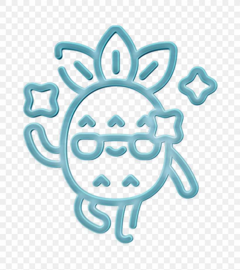 Cool Icon Pineapple Character Icon, PNG, 1126x1268px, Cool Icon, Logo, Pineapple Character Icon, Symbol, Turquoise Download Free