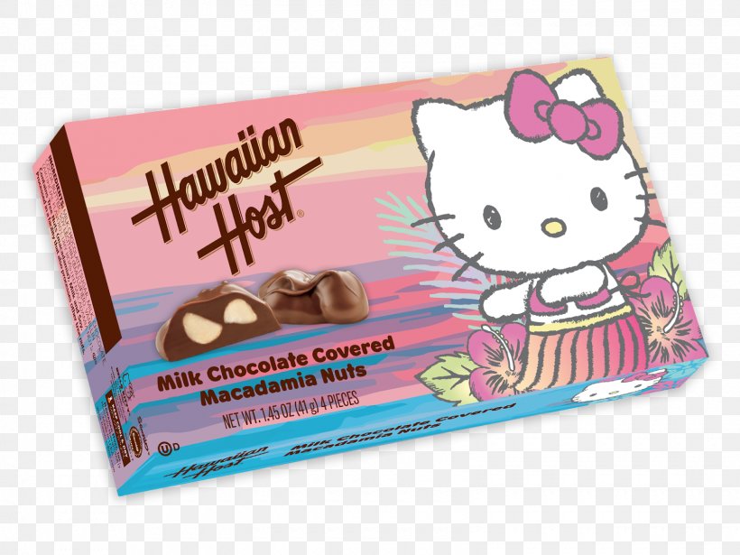 Hello Kitty Hawaii Chocolate Bar Box, PNG, 1600x1200px, Hello Kitty, Aloha, Box, Brand, Chocolate Download Free